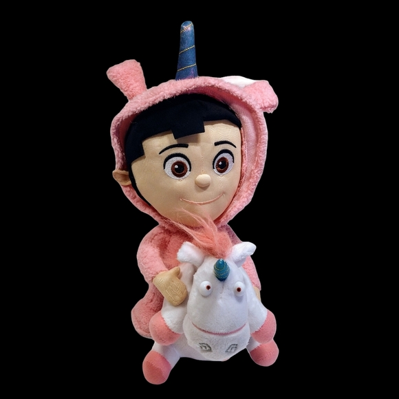 Agnes Unicorn Plush Stuffed Animal Despicable Me Minion Mayhem Universal Studios - Picture 9 of 13